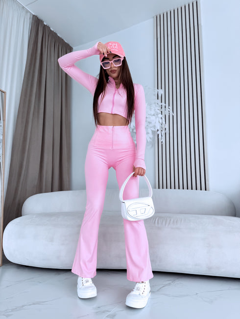 Легинсы "Bubble Sort LM1605" - нежно розовые